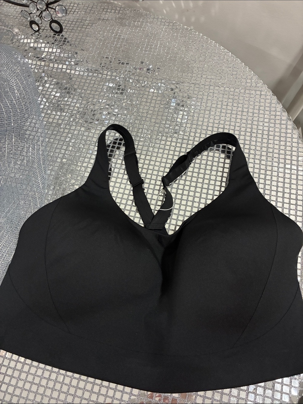 ❤️Brooks 💕🌺🌸Black Seamless Wireless Sports Bra